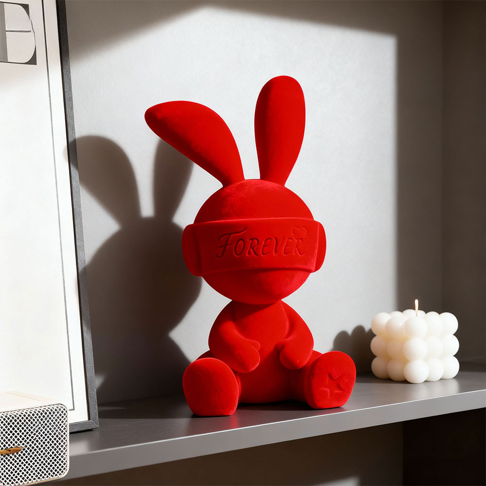 （宏赫家居宠粉）Forever兔 客厅玄关电视柜办公室软装装饰品可爱兔