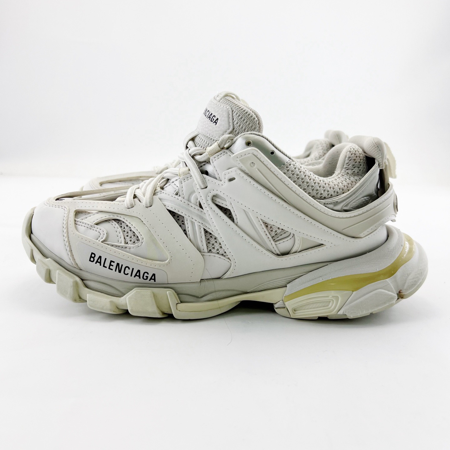 95新 Balenciaga/巴黎世家 40码/白色低帮厚底老爹鞋/15296398
