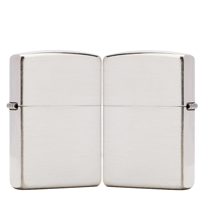 ZIPPO/之宝S925银【13号常规光板】原装正品煤油防风打火机KF-DF