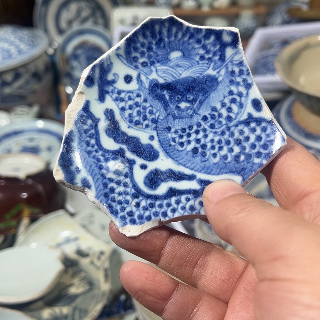 游***鹤瓷片瓷片标本，全场包邮