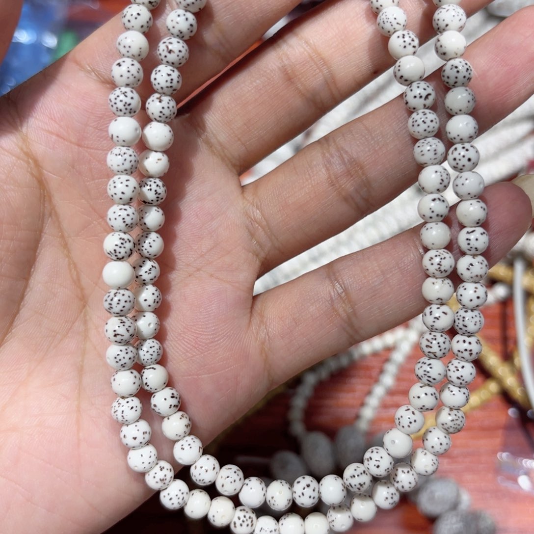 星月菩提手串星月脱脂6圆