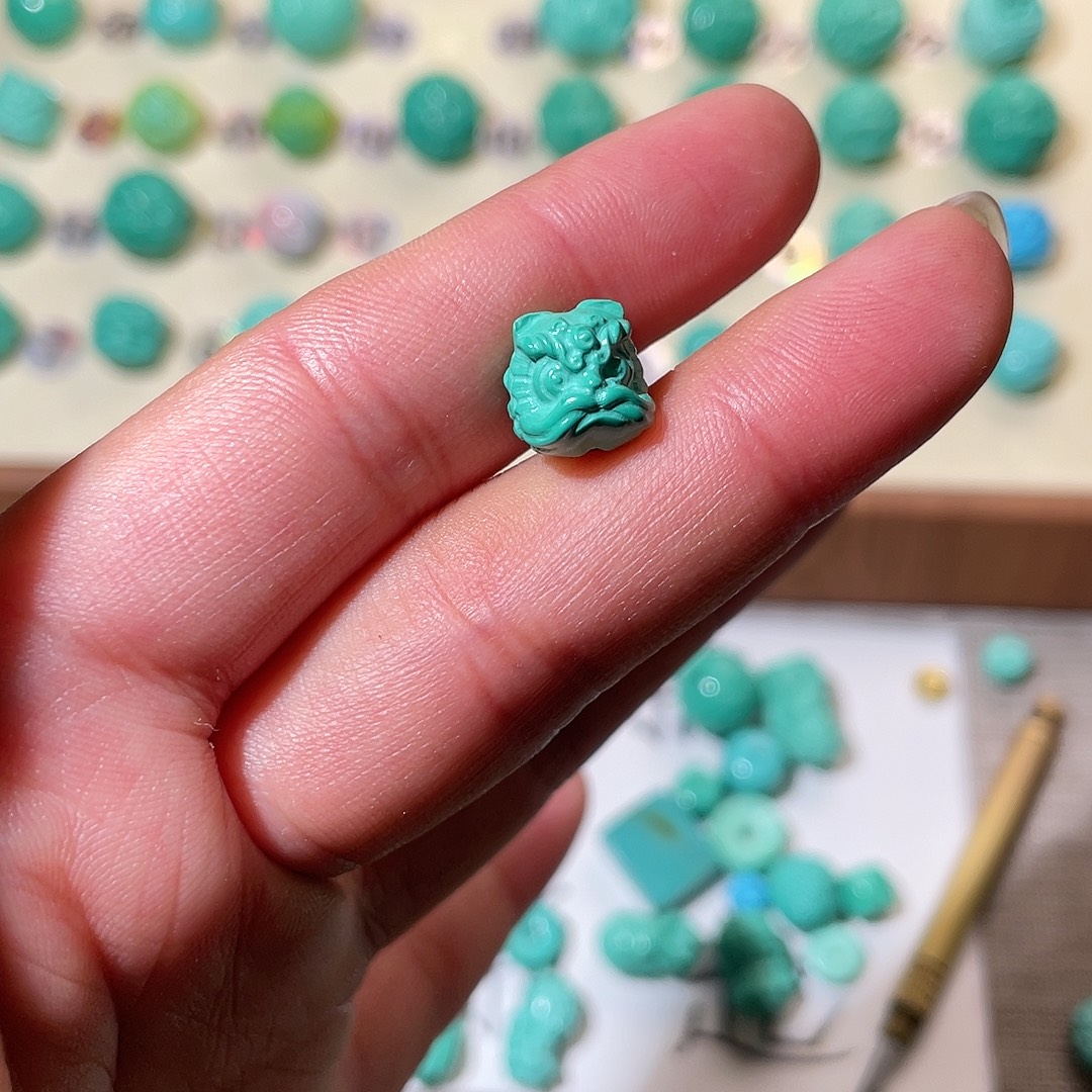 手工雕刻配饰配珠卡9+