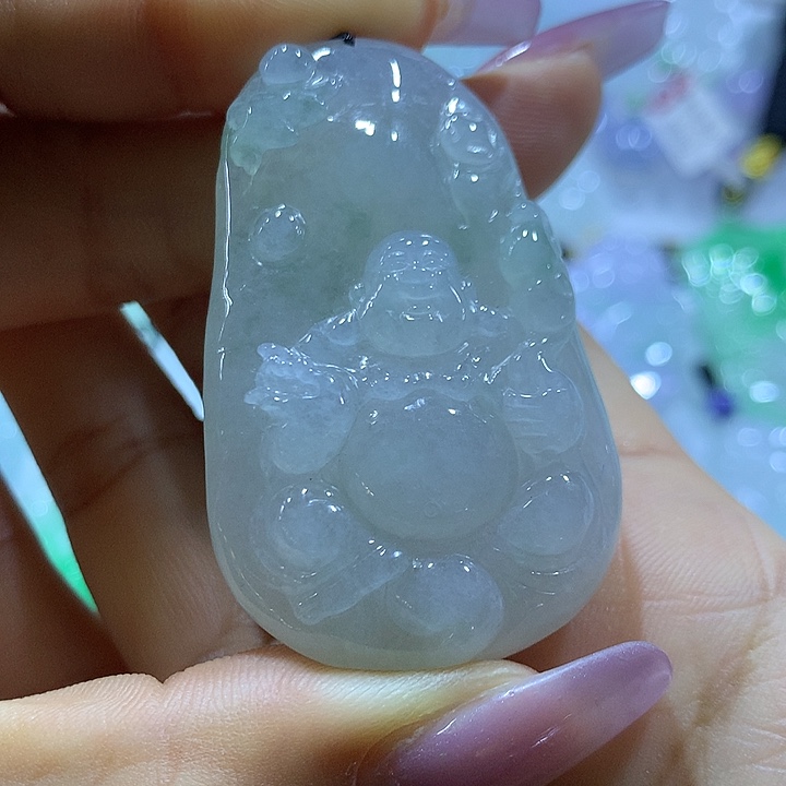 翡翠未镶嵌颈饰天然翡翠A货吊坠