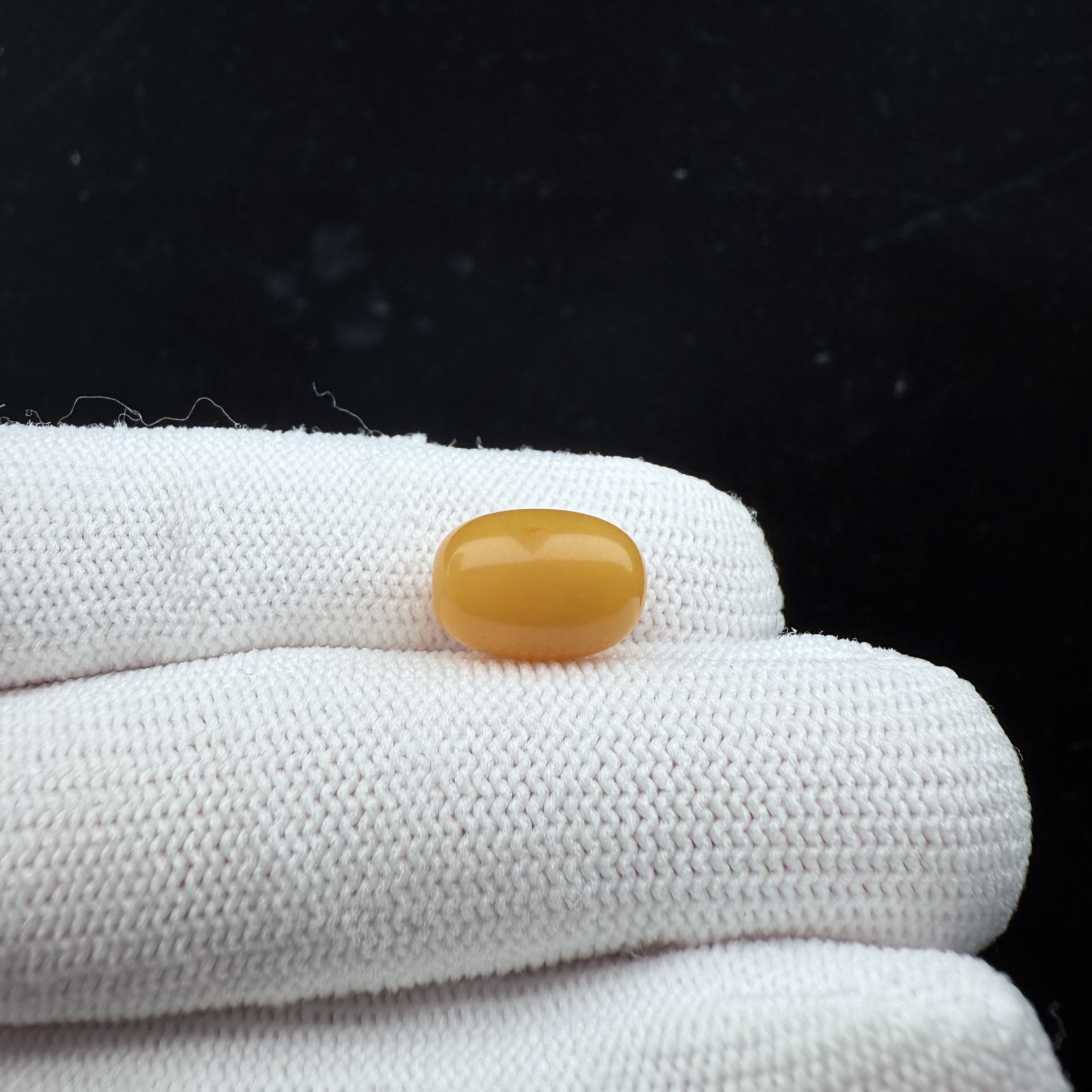 J6890天然原矿俄料蜜蜡小桶珠8.7*12.5mm支持鉴定假一罚十