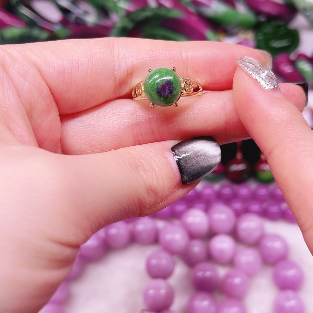 银S925镶嵌红宝石戒指