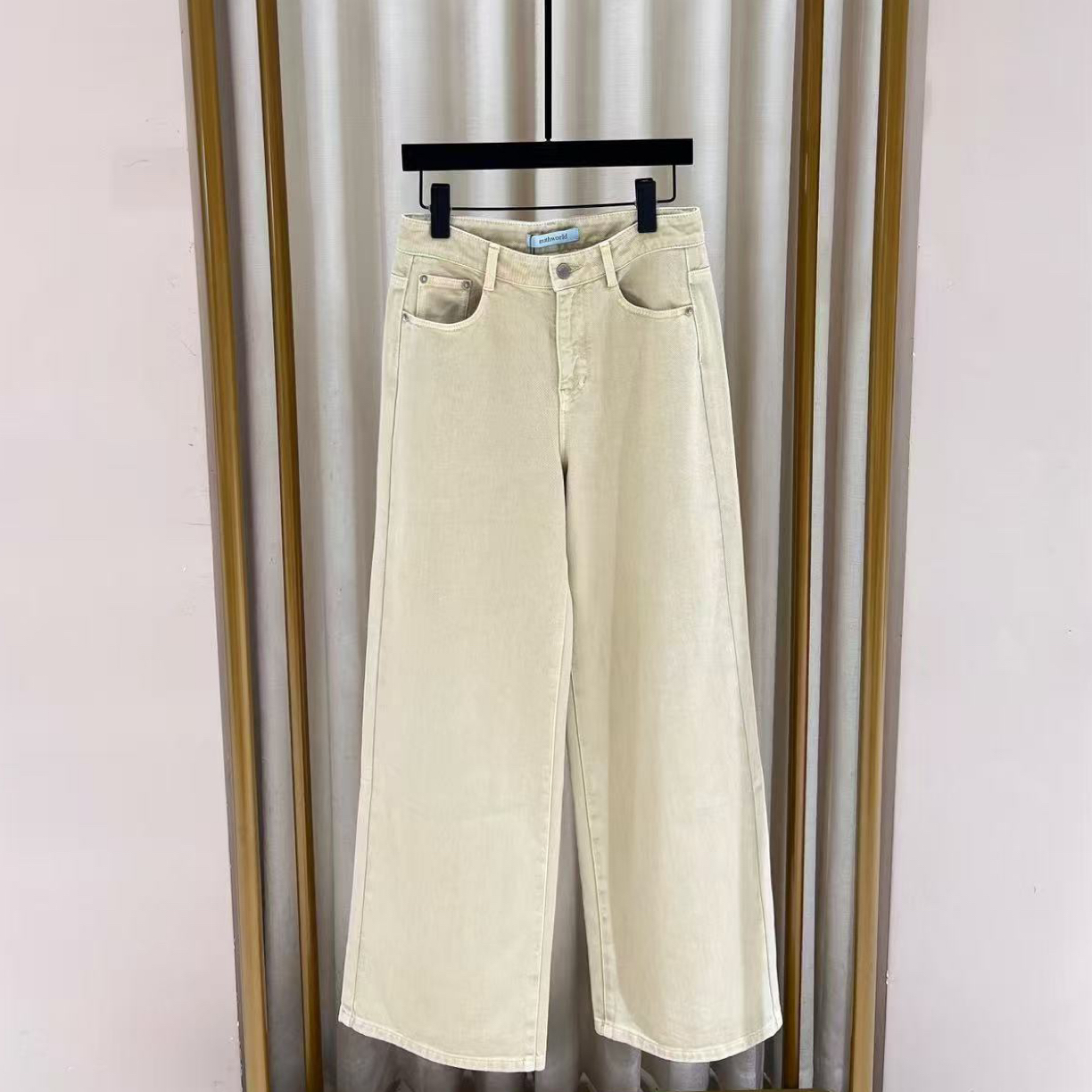 mithworld｜牛仔高腰长裤