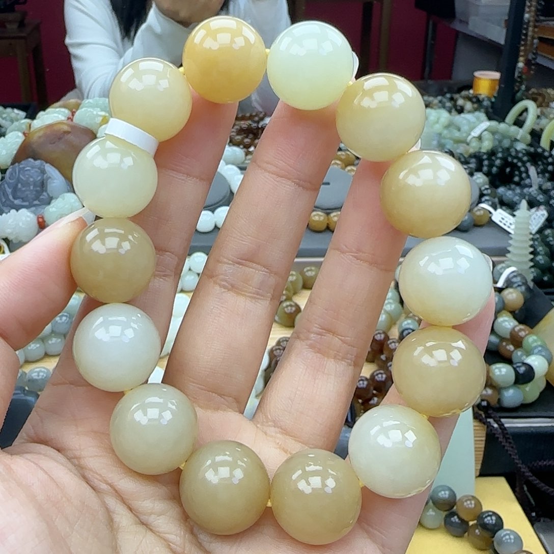 和田玉手链未镶嵌