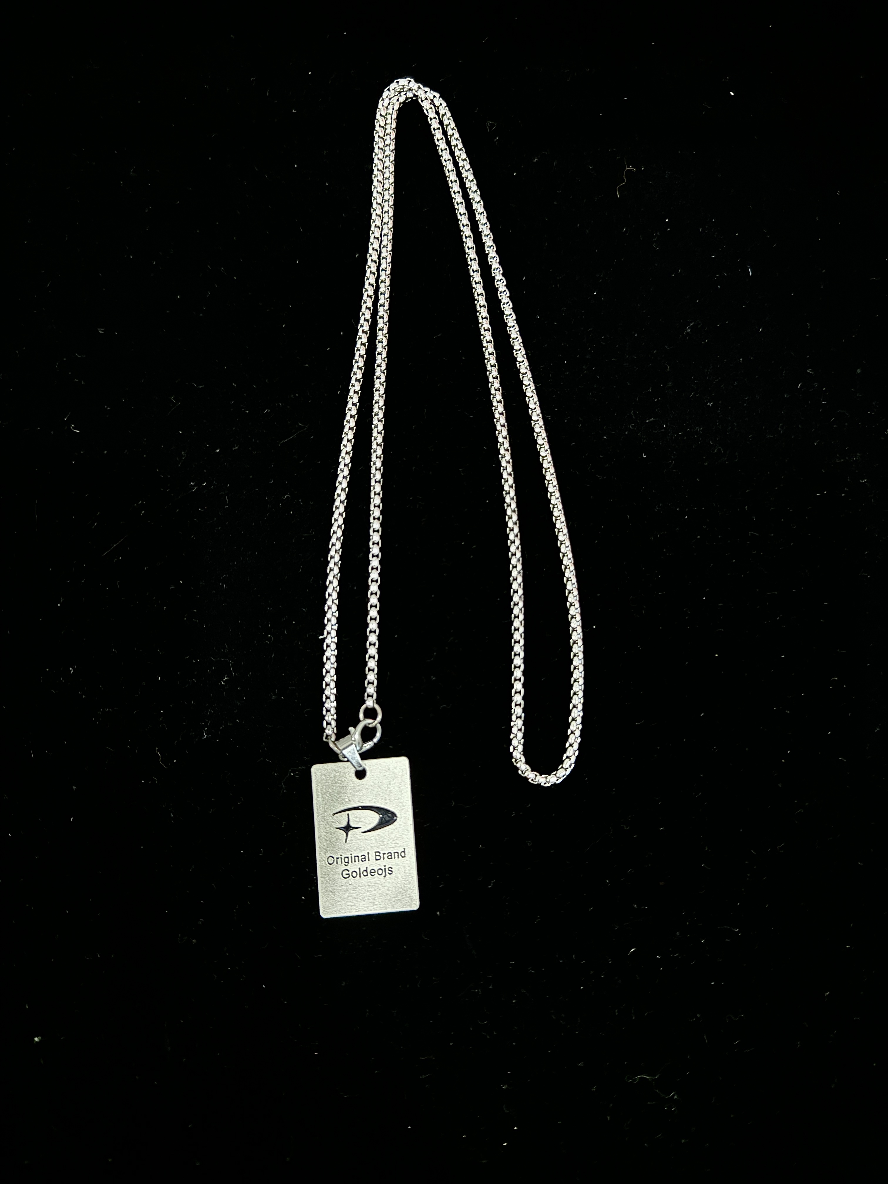 不锈钢项链 瑜姐男装原创D牌手工时尚项链简约链子百搭配饰饰品