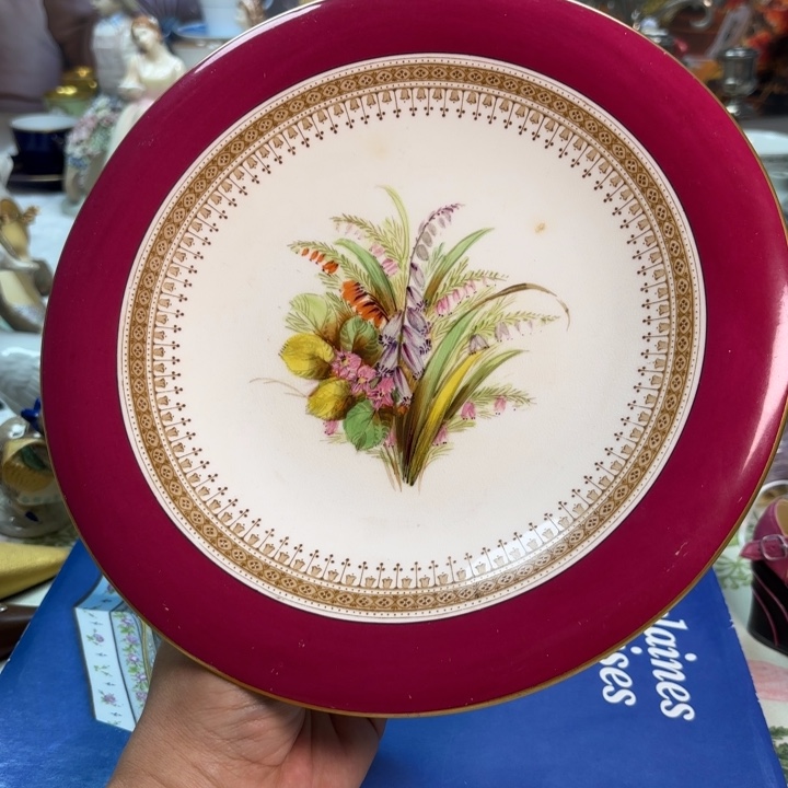 瓷片欧洲中古瓷器（伍斯特）细密开片