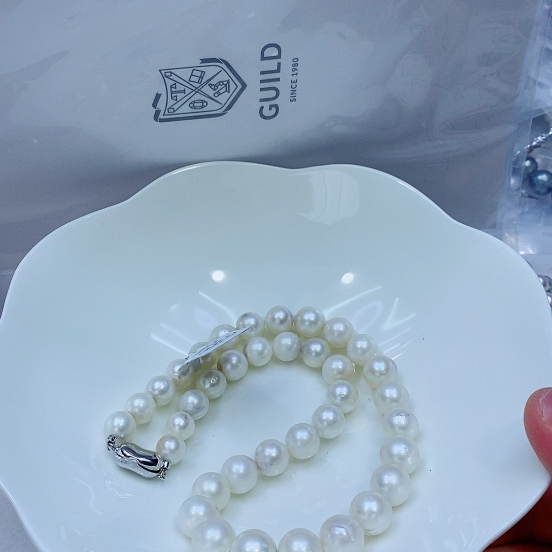 海水珍珠颈饰银S925镶嵌