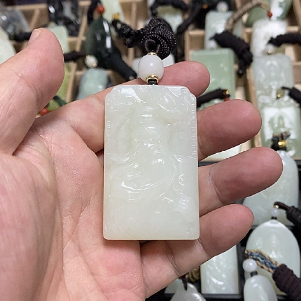 【闪购商品】和田玉未镶嵌颈饰周*