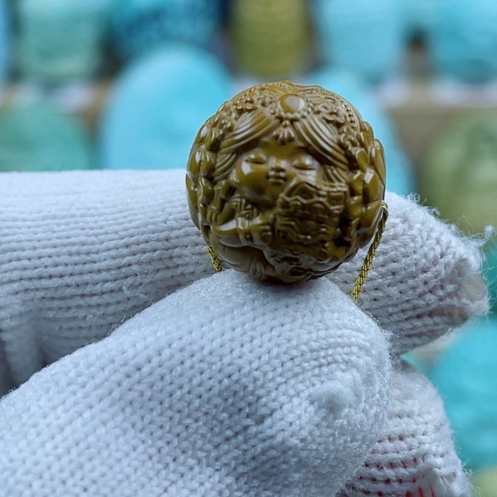 绿松石未镶嵌珠宝奇石16mm