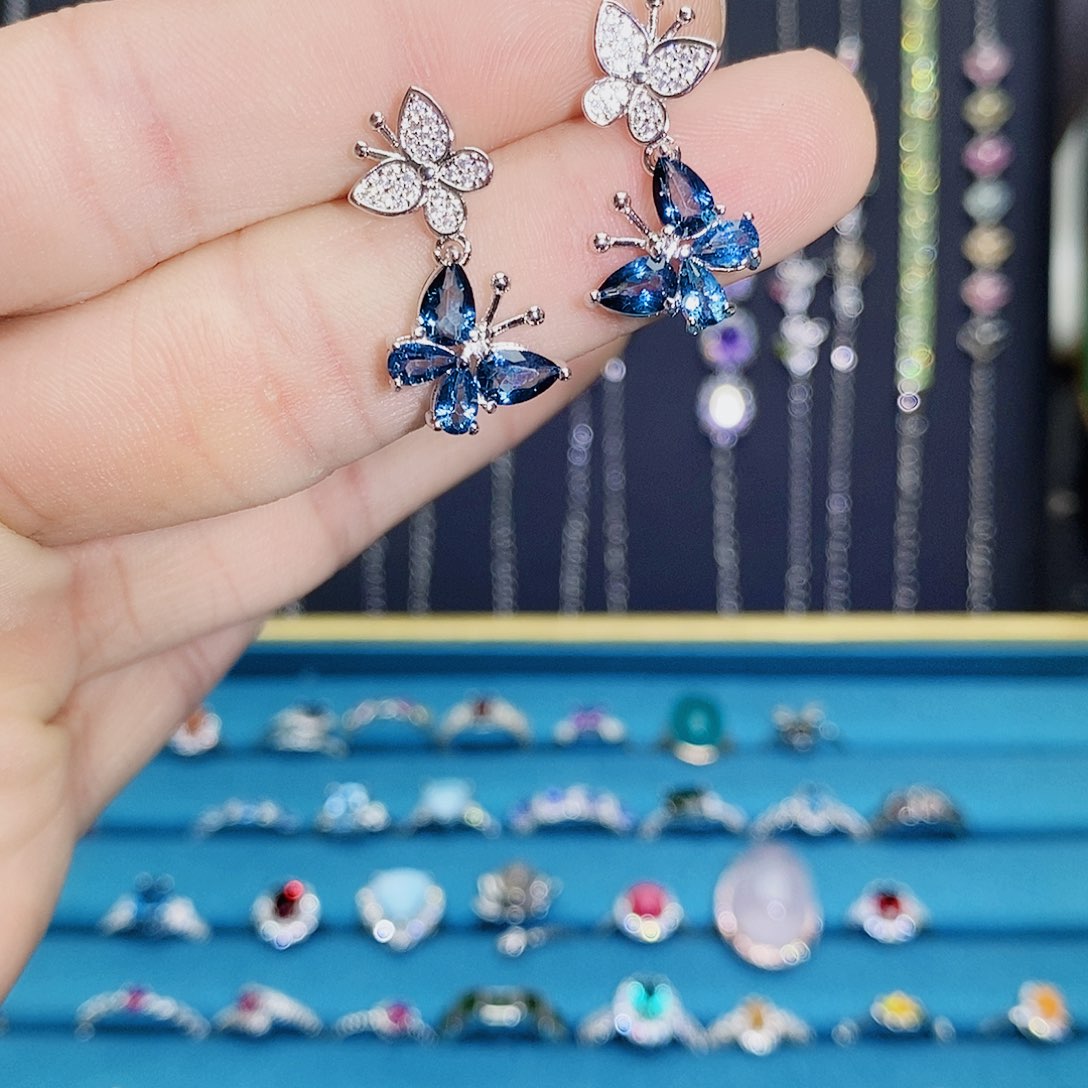 紫晶珠宝半成品银S925镶嵌