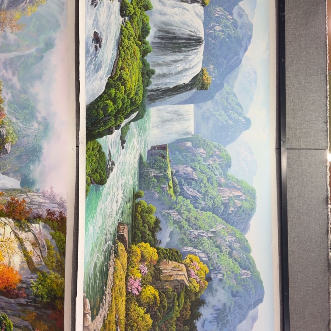 油画在干嘛了我不知道