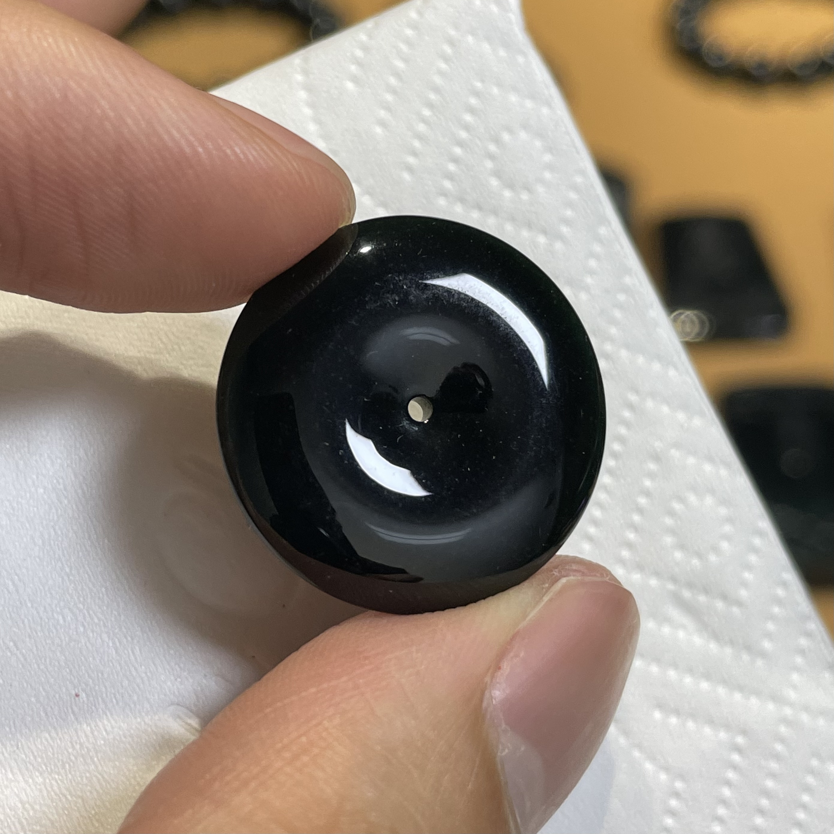 天然翡翠a货 平安扣h