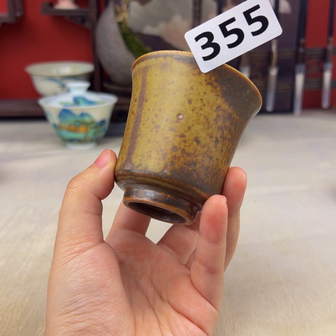 杯子纯手工柴烧主人杯