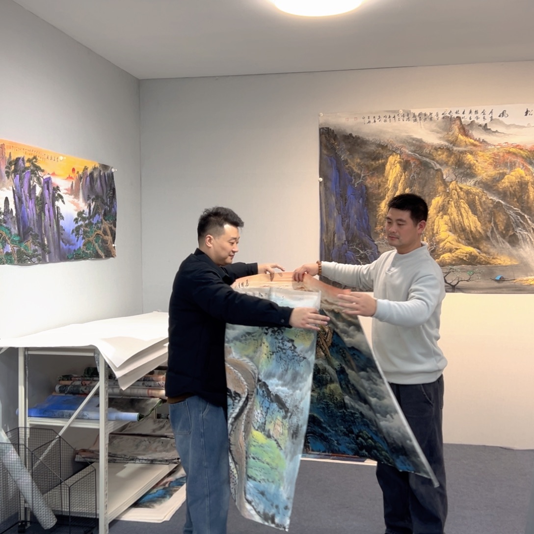 国画国画作品宣纸纯手绘