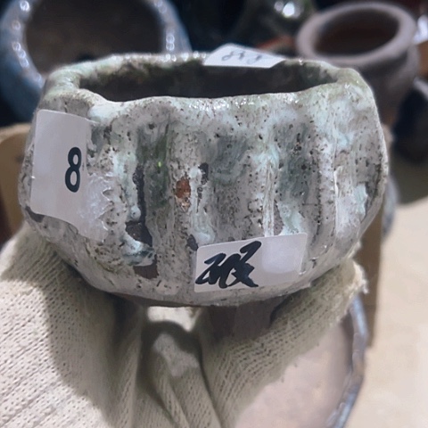 红陶粗陶花盆手工