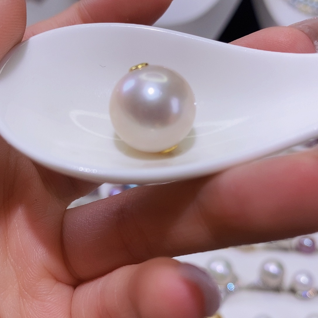 淡水珍珠颈饰银S925镶嵌