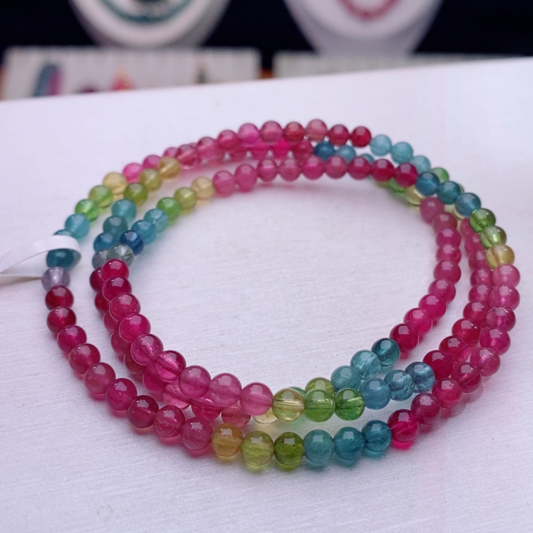 未镶嵌手链碧玺碧玺A手链