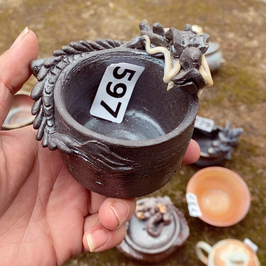 柴烧茶具陶瓷杯子