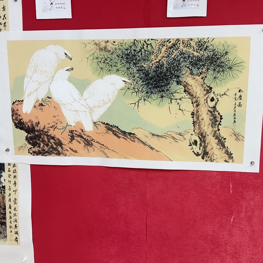 国画精品花鸟系列李老师作品