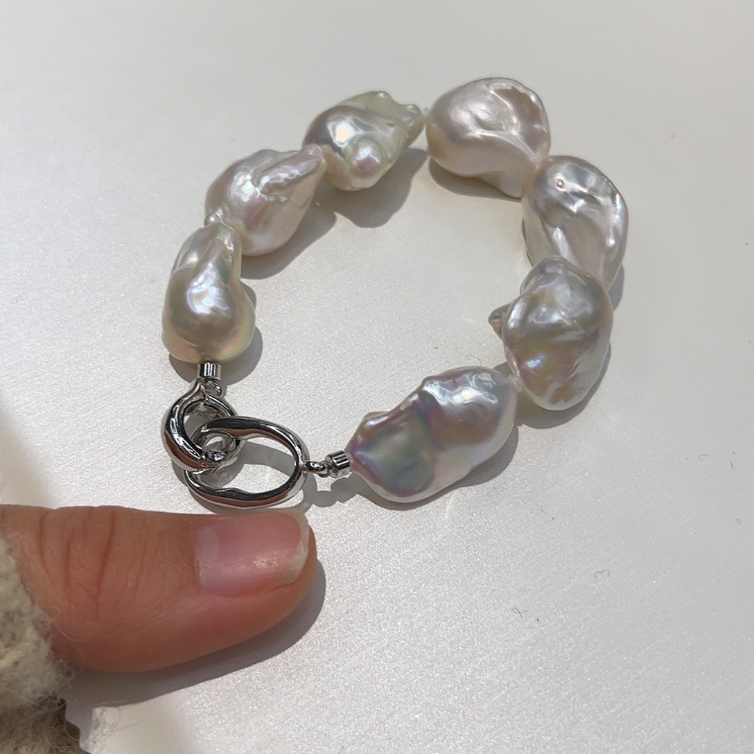 合金耳饰淡水珍珠