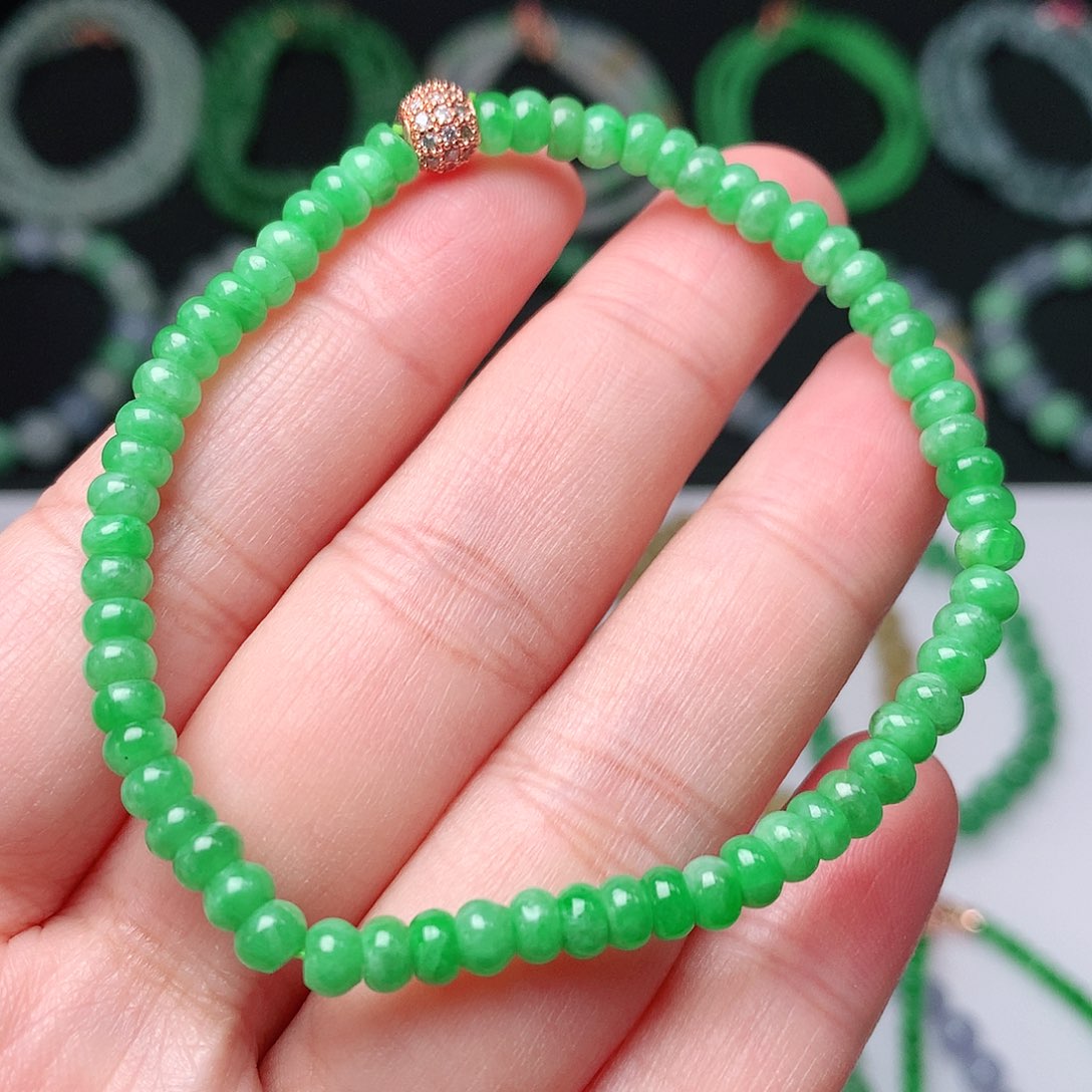 翡翠手链未镶嵌翡翠