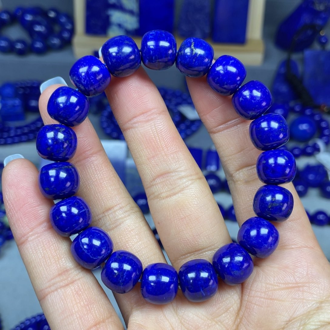 青金石11×10mm老型手串未镶嵌