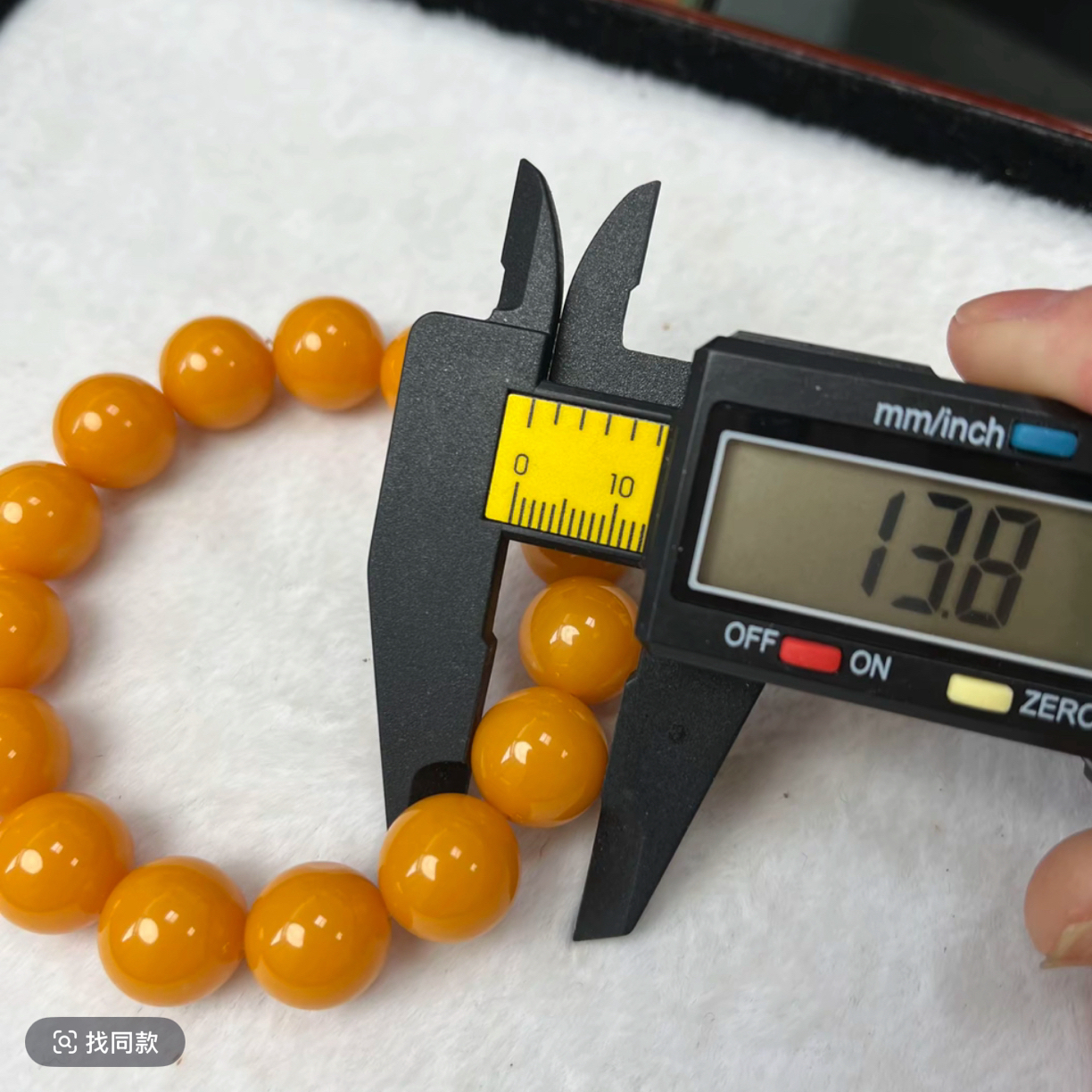 w032 藏族精工打磨精美百搭纯色满色卡 14mm