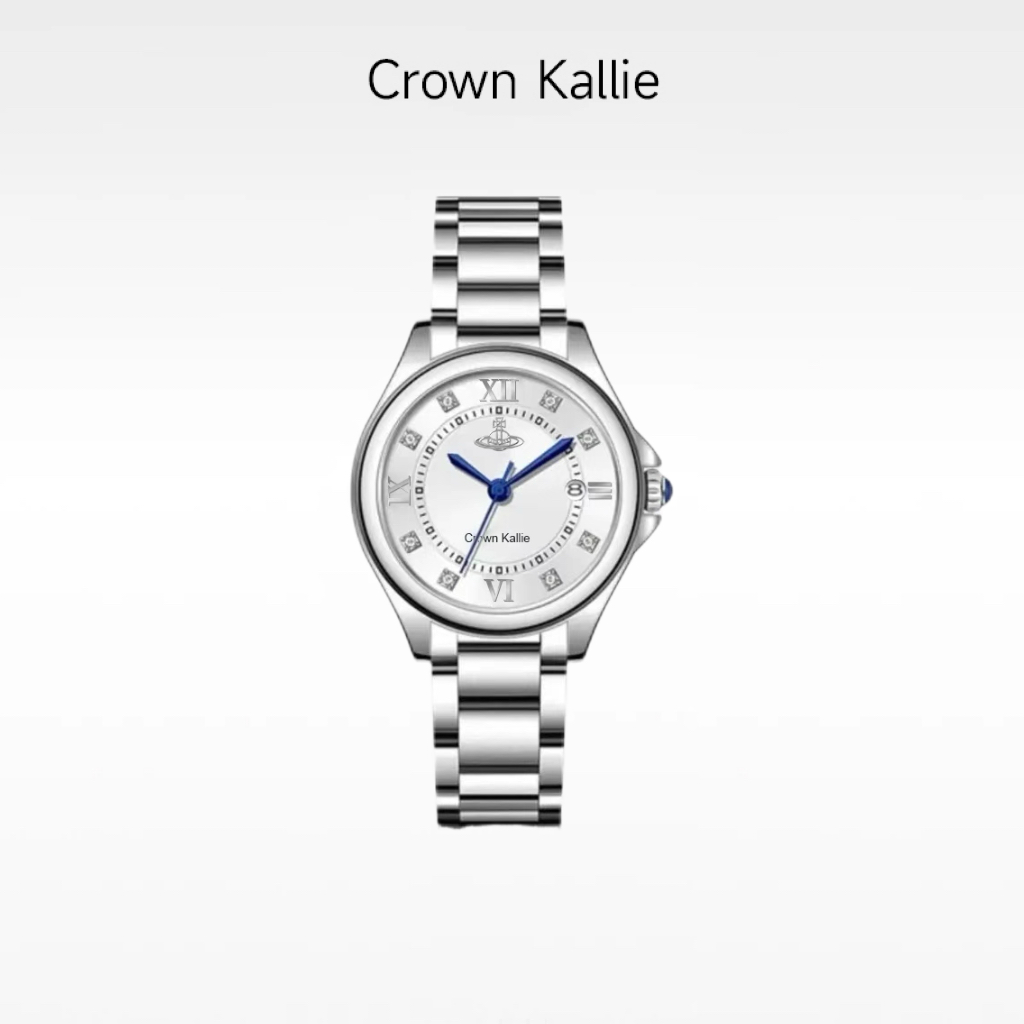 Crown Kallie-西太后联名同款经典蓝针气球全自动女士腕表ck8150