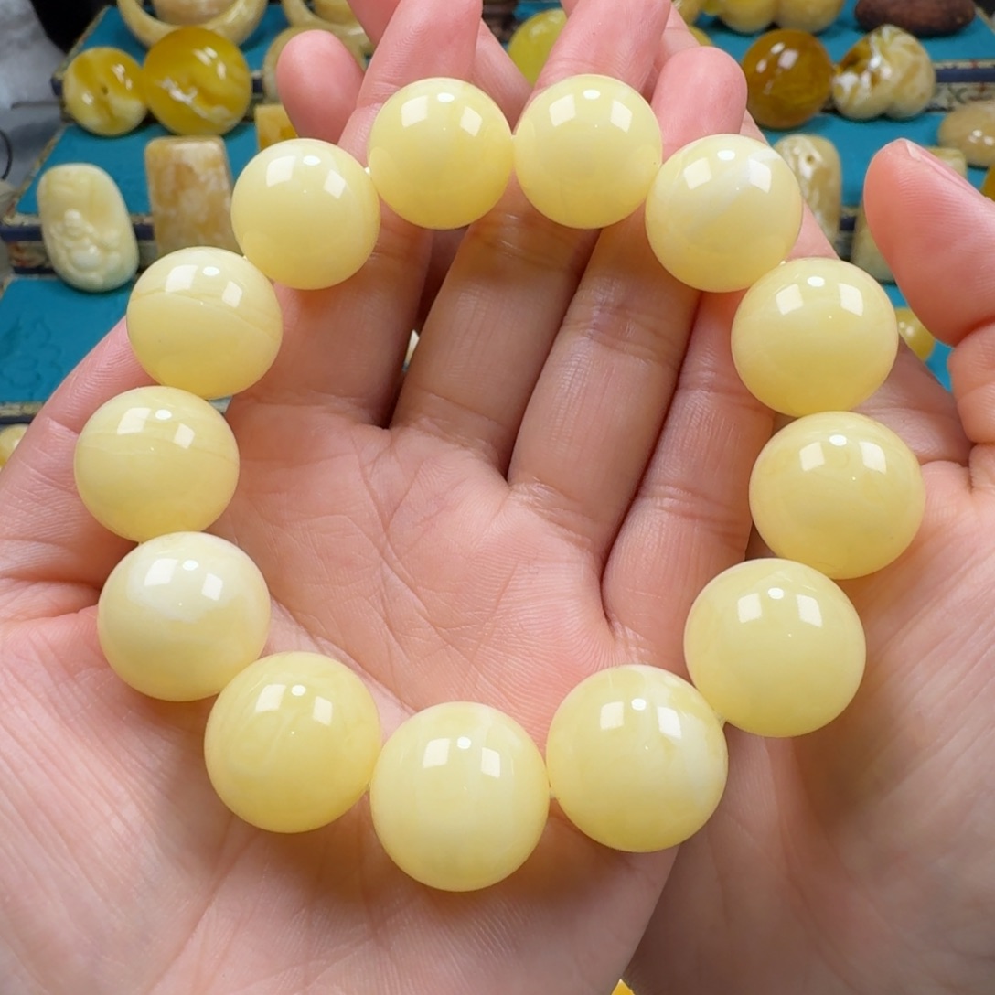 蜜蜡手链未镶嵌蜜蜡