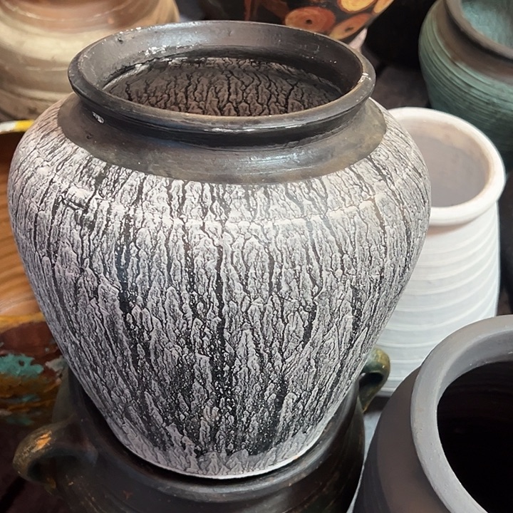 灰色坛子高20口14默认打孔