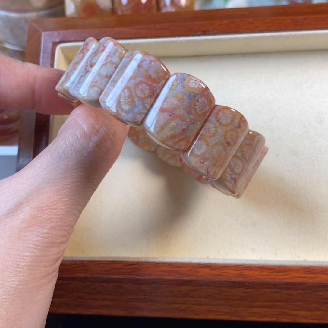 硅化珊瑚（珊瑚玉）未镶嵌手串99