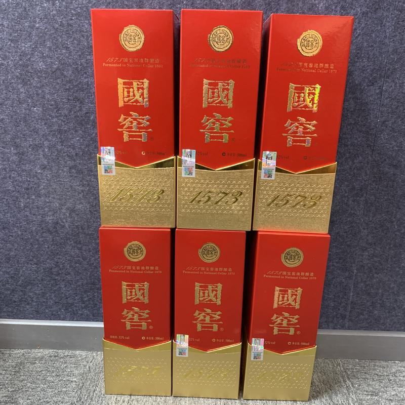2017年国窖1573白酒52度原开(500ml*6瓶)-M25BT003819-02