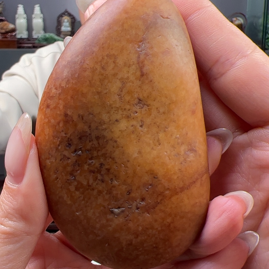 和田玉未镶嵌把件