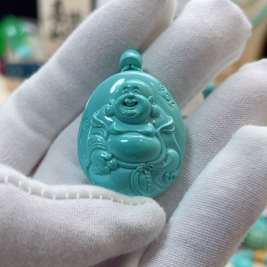 绿松石珠宝奇石未镶嵌