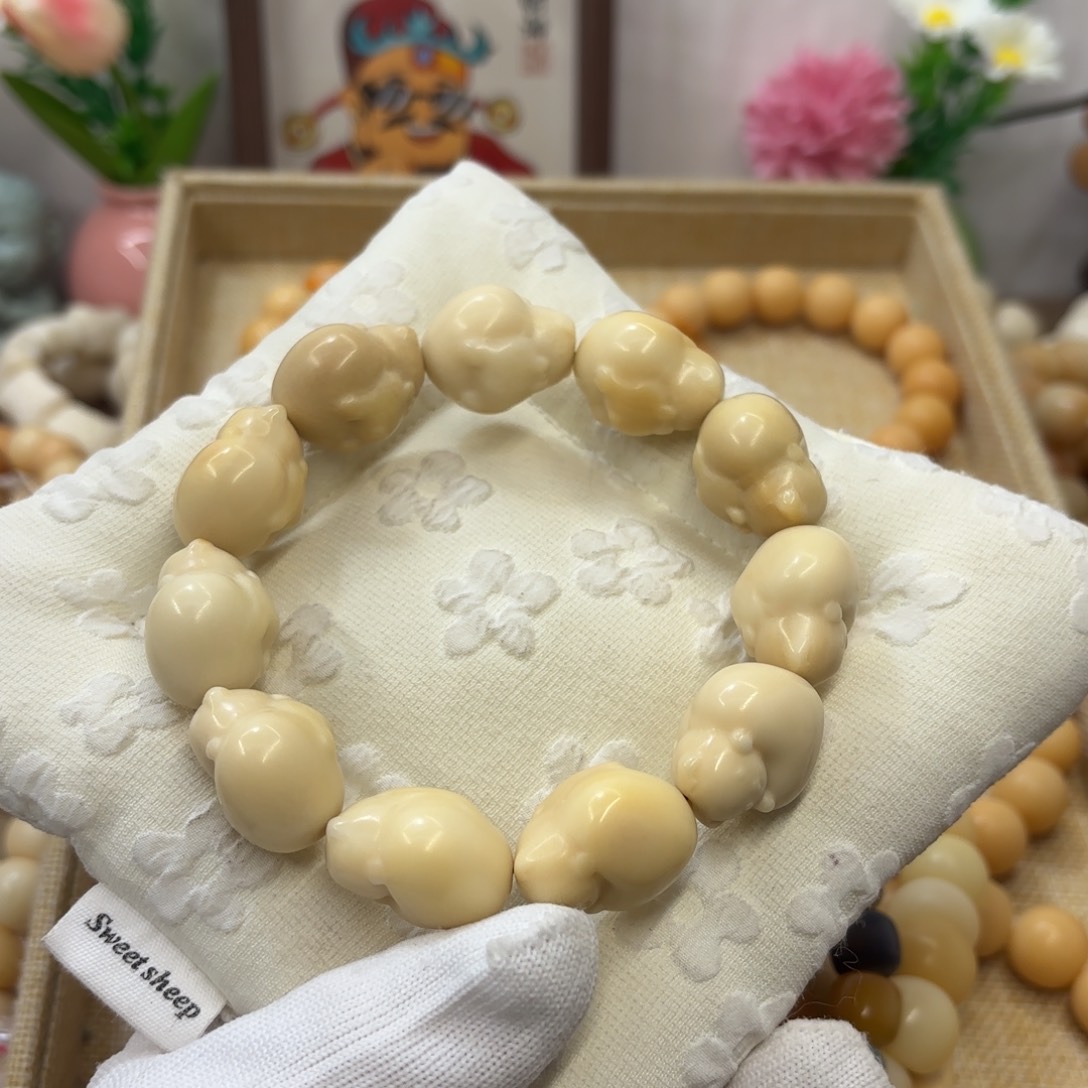 菩提根/象牙果吊坠牙果瑕疵机抛608