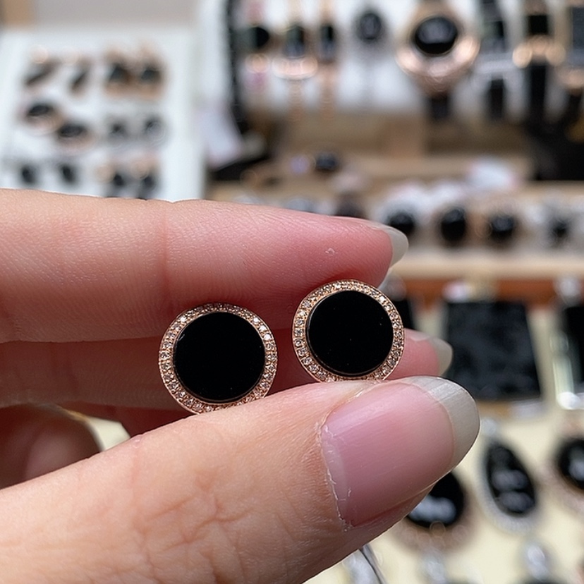 【闪购商品】翡翠耳饰18K金镶嵌耳包