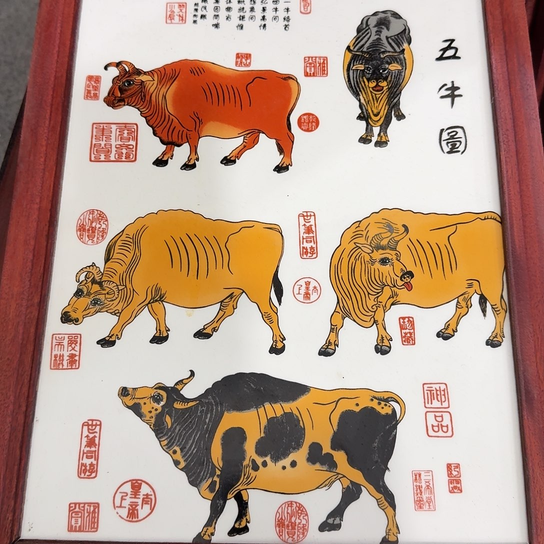 瓷摆件瓷板画瓷板画