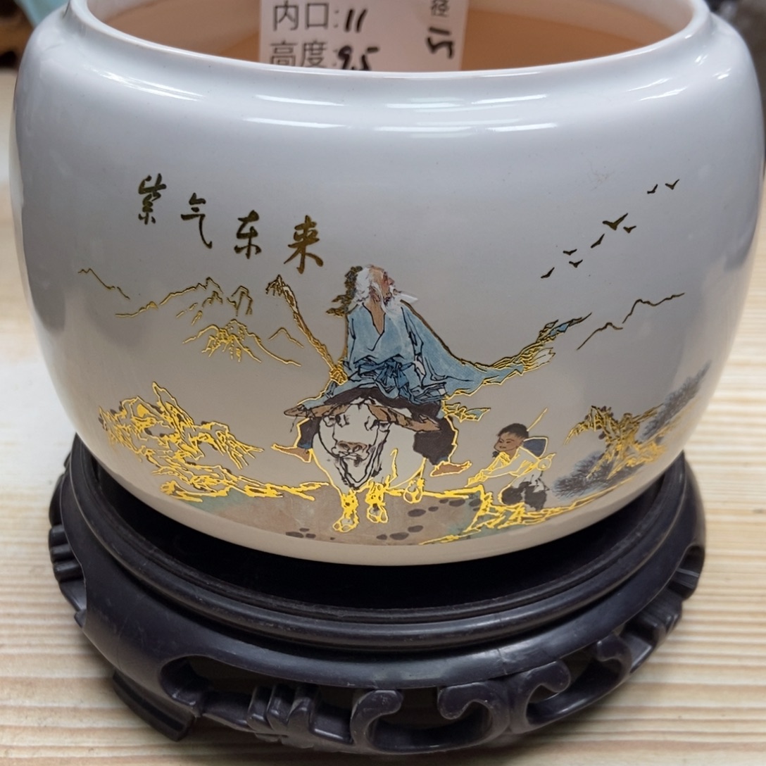 瓷片陶瓷花盆陶瓷艺术