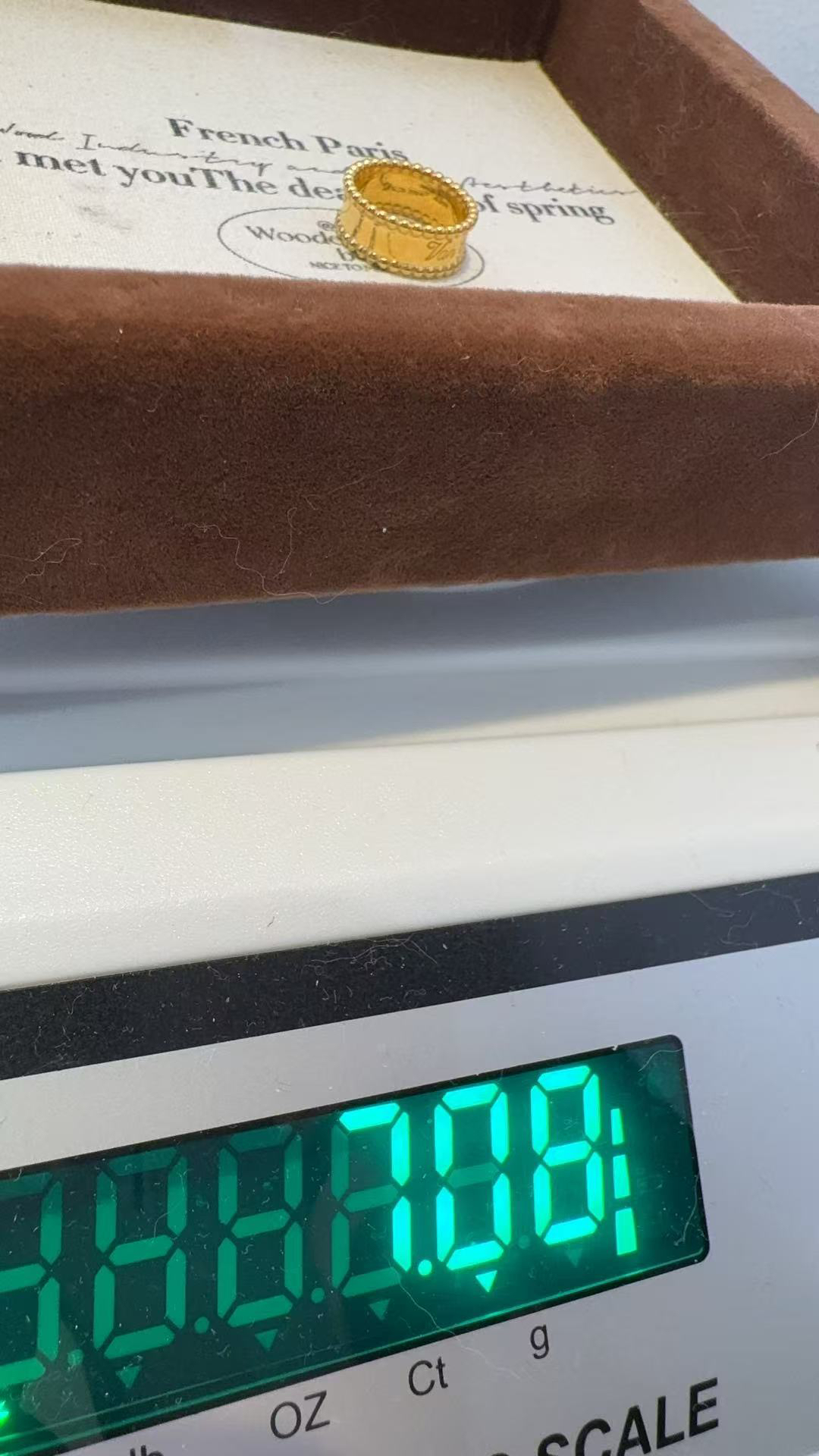 足金精品工艺戒指