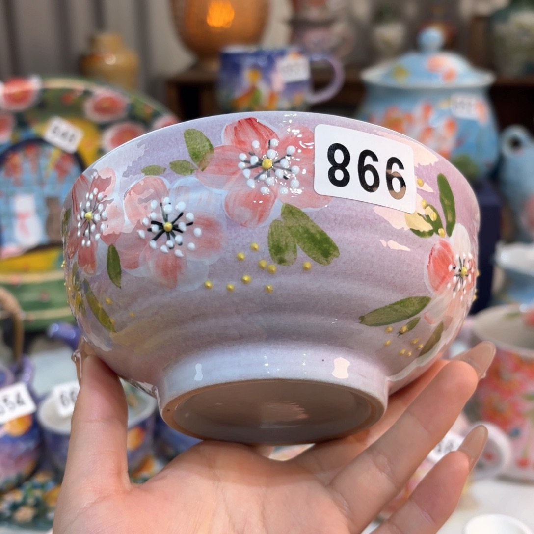 景德镇手绘高温釉下彩陶瓷茶具