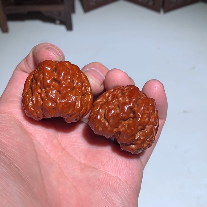 文玩核桃把件蛤蟆头.2