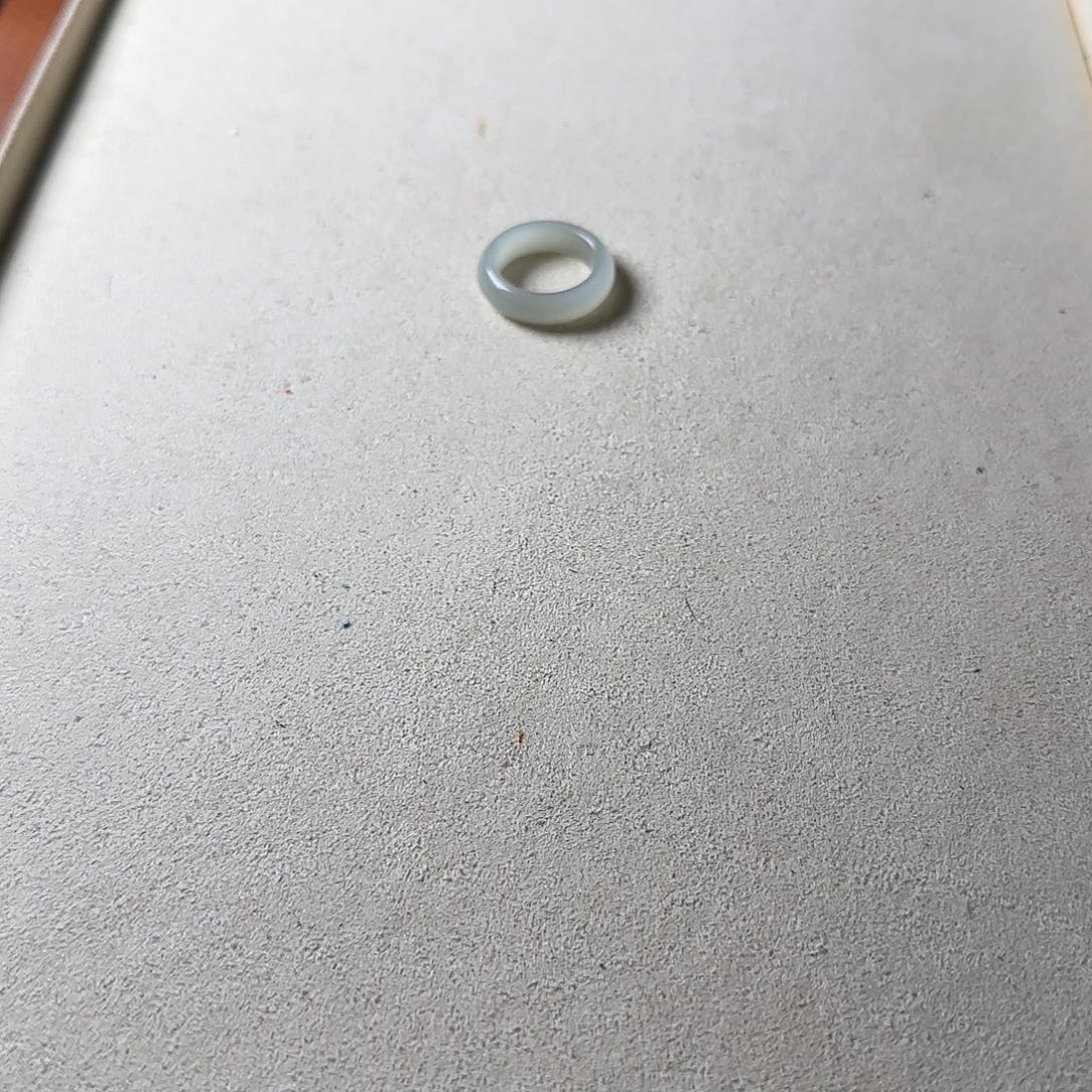 和田玉戒指未镶嵌从****修