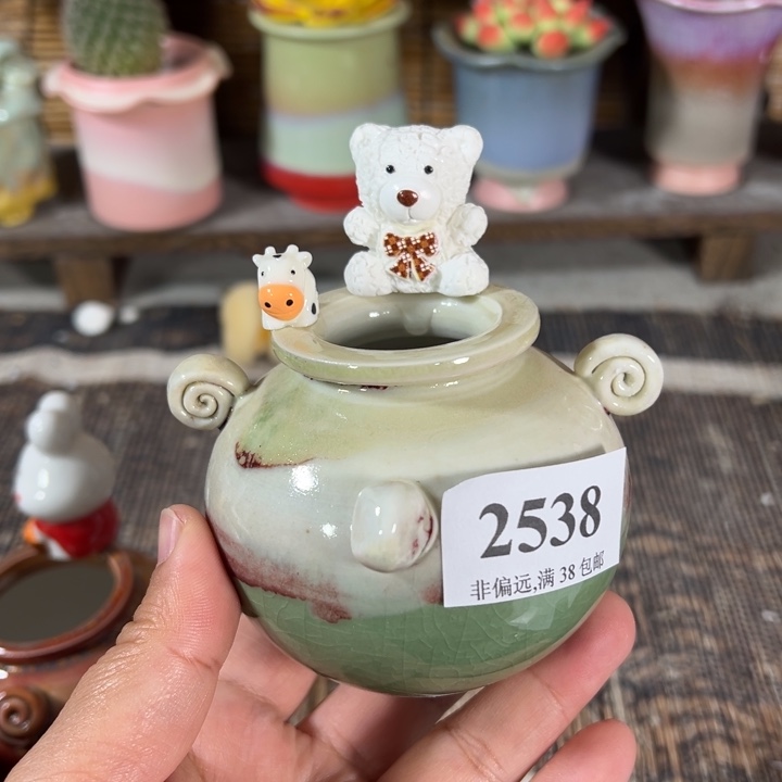 口3高6 手工花盆满30包邮
