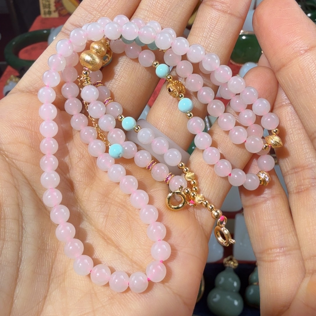 和田玉银S925镶嵌颈饰