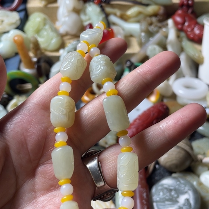 和田玉未镶嵌吊坠(不含链)