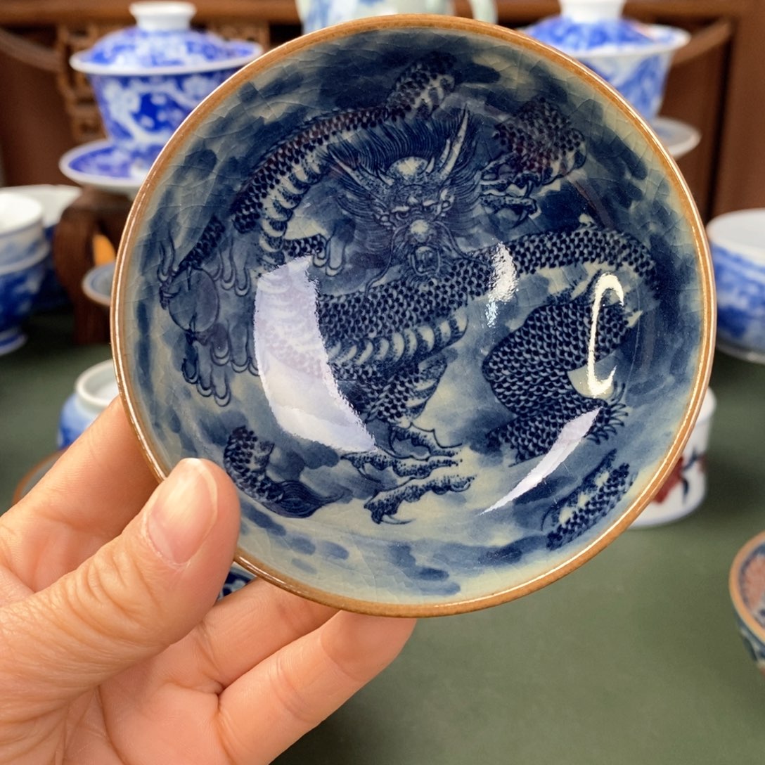 杯景德镇陶瓷手工手绘