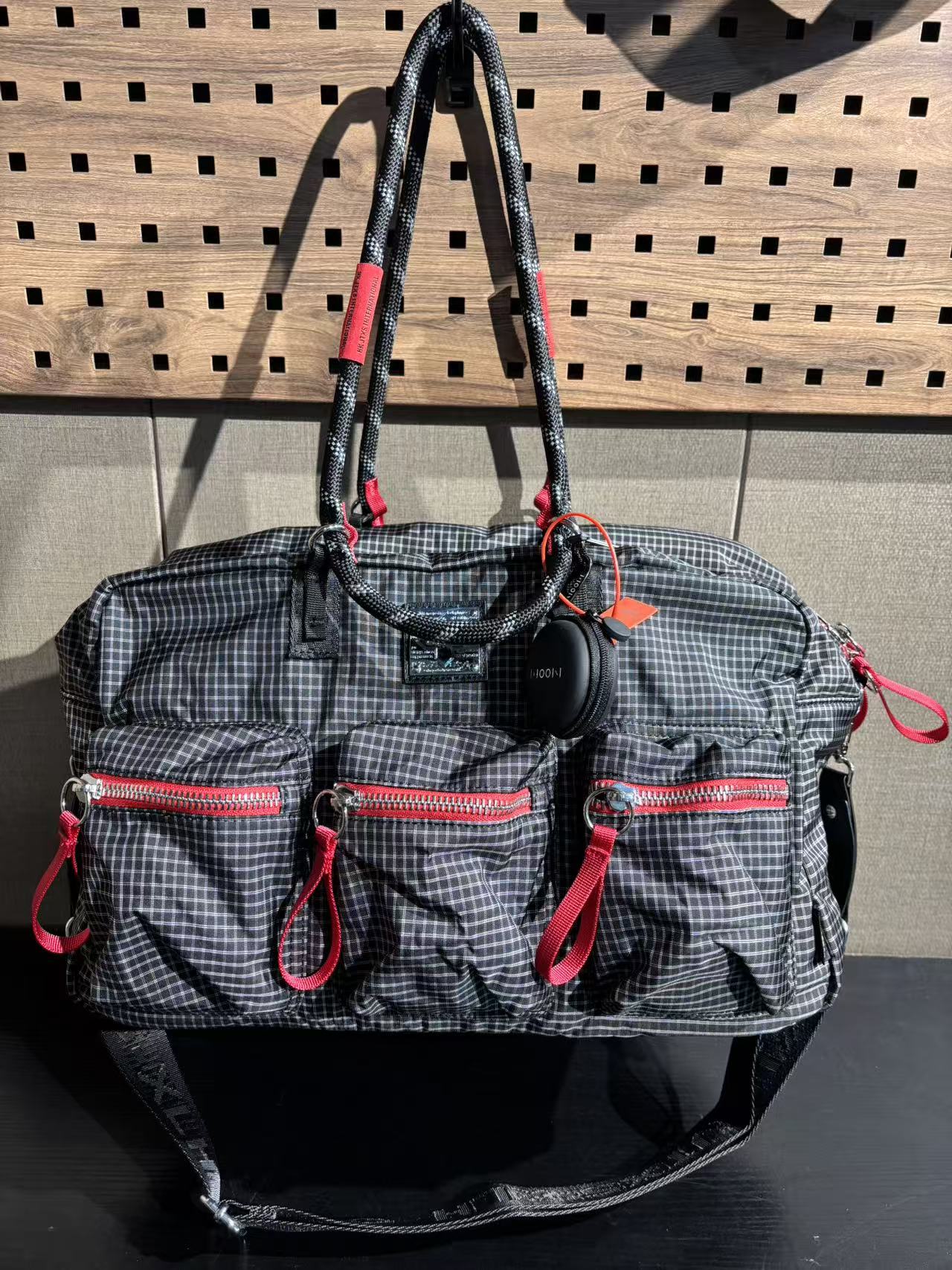 【原创设计】抽丝隐格900d防水轻奢攀岩户外手工绳旅行袋健身包